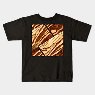 Wood pattern, a perfect gift for any woodworker or nature lover! #23 Kids T-Shirt